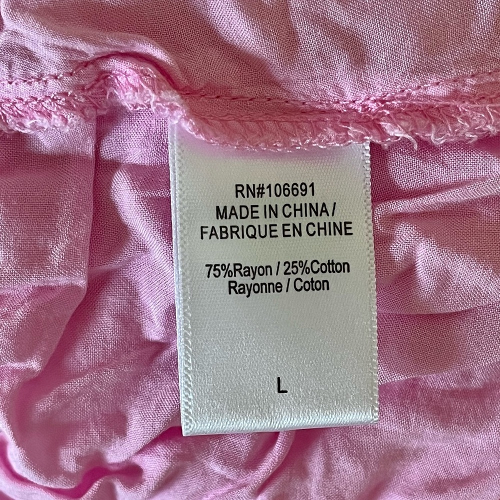 🆕Young Fabulous & Broke Elena Faux Wrap High-low Eyelet Skirt size Large - Picture 14 of 16